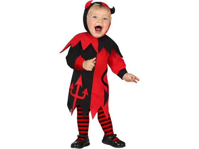 Disfraz de Bebé DISFRAZZES Demonio (Talla: 6 a 12 meses)