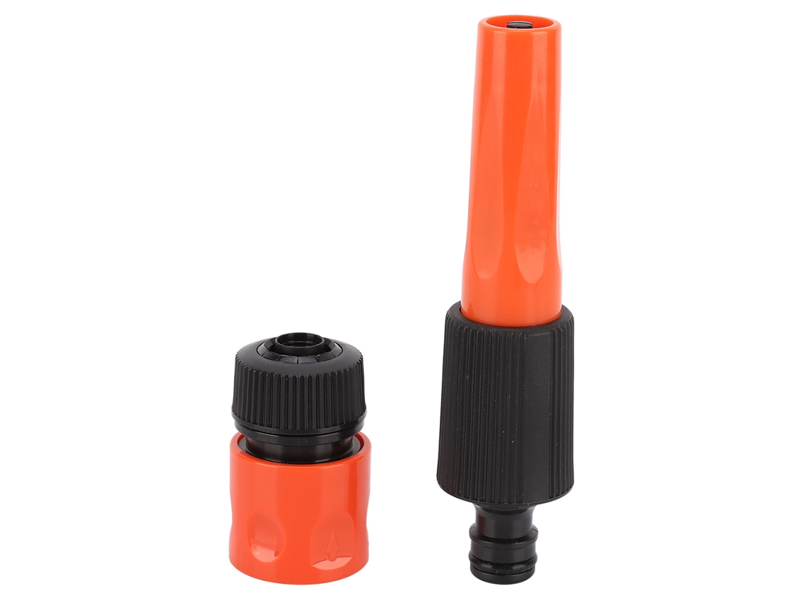 Conector rápido de manguera G1/2 para riego de jardín.