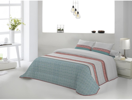 Colcha JVR Cuba (Poliéster - Azul - 270 cm)