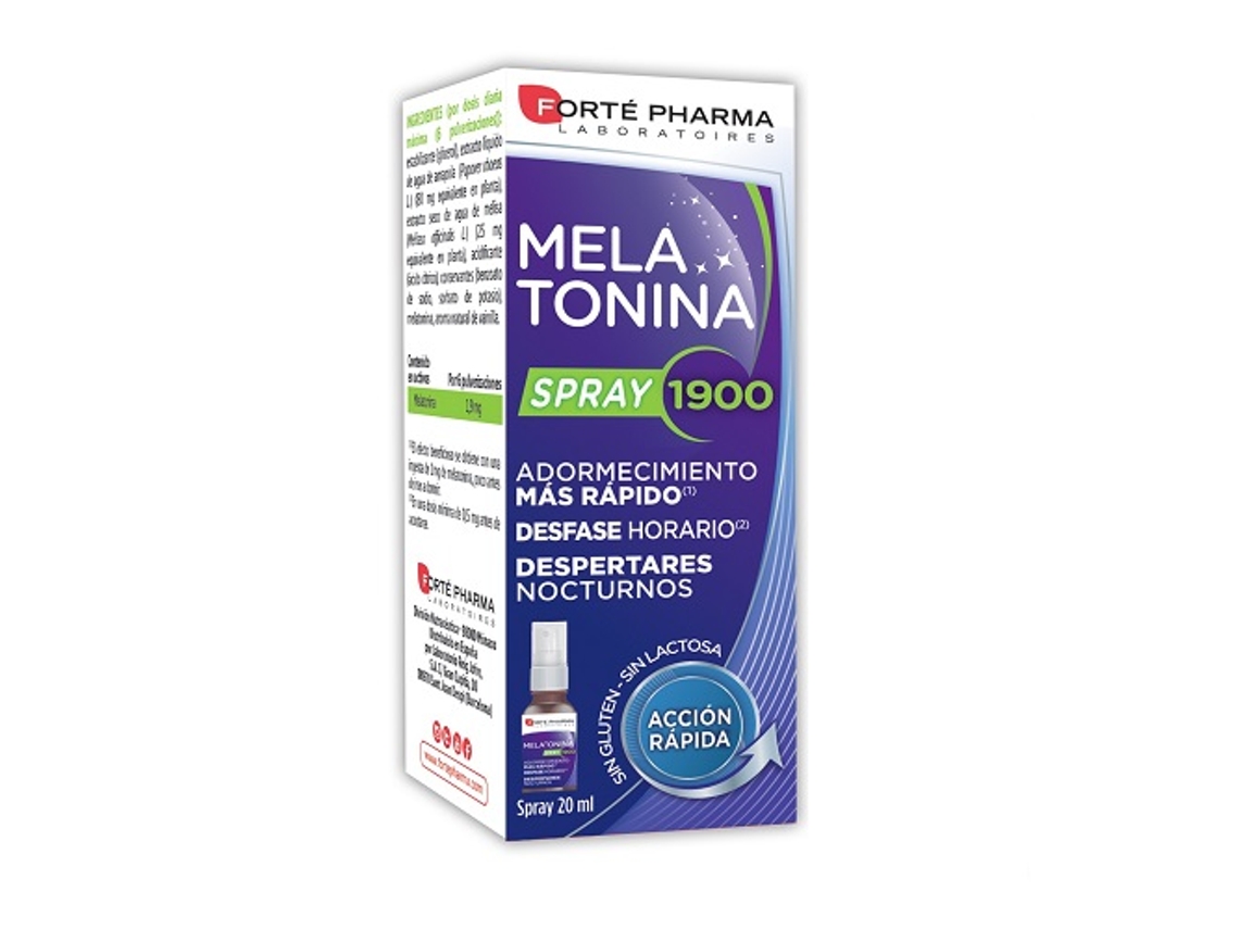 Complemento Alimentar FORTÉ PHARMA Melatonina Spray (20 ml)