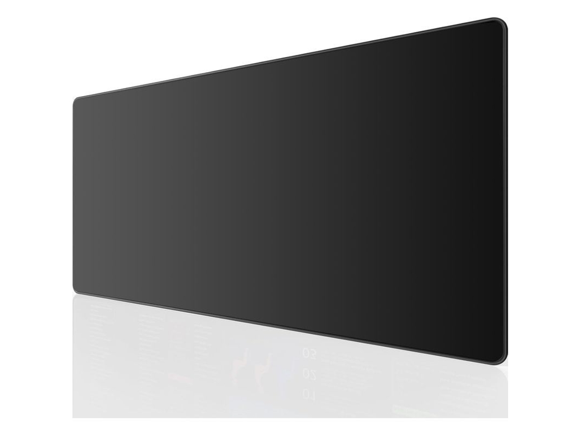 Alfombrilla De Ratón Grande Para Juegos Con Superficie De Microfibra Y Base Antideslizante, 80x30 Cm, Color Negro.