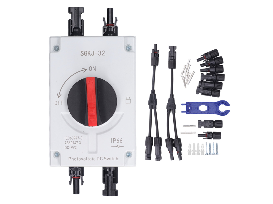 2026velora-interruptor De Desconexión Dc Impermeable Isolador Pv Con Conector Y2 Para Rv Barco Dc1200v 40a 4p
