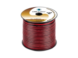 Cable de altavoz de 1,5 mm, negro y rojo, Cabletech