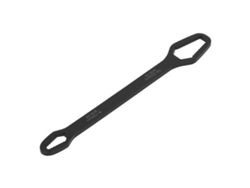 Llave de doble extremo ajustable y autoajustable multifuncional de 8-22 mm para reparación de automóviles, color negro