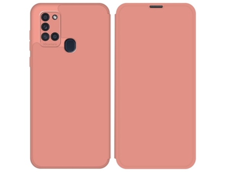 Carcasa Samsung Galaxy A21s TUMUNDOSMARTPHONE Silicona Líquida Rosa