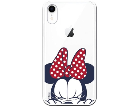 Funda Apple iPhone XR LA CASA DE LAS CARCASAS Minnie (Transparente)