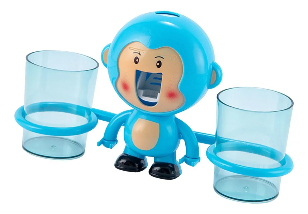 Exprimidor de pasta de dientes con forma de mono, Shelfvayotoy
