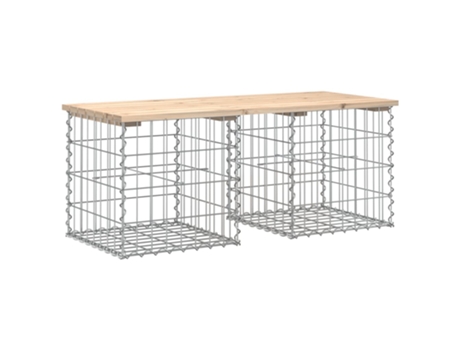 Banco De Jardín VIDAXL Marrón Madera (44x103x42 cm)