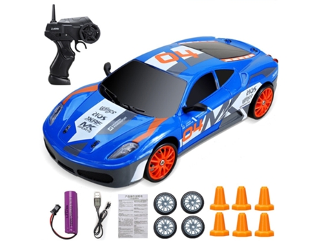 2.4G Alta Velocidad Drift Rc Coche 4WD Juguete Control Remoto AE89 Modelo GTR Vehículo Coche azul oscuro