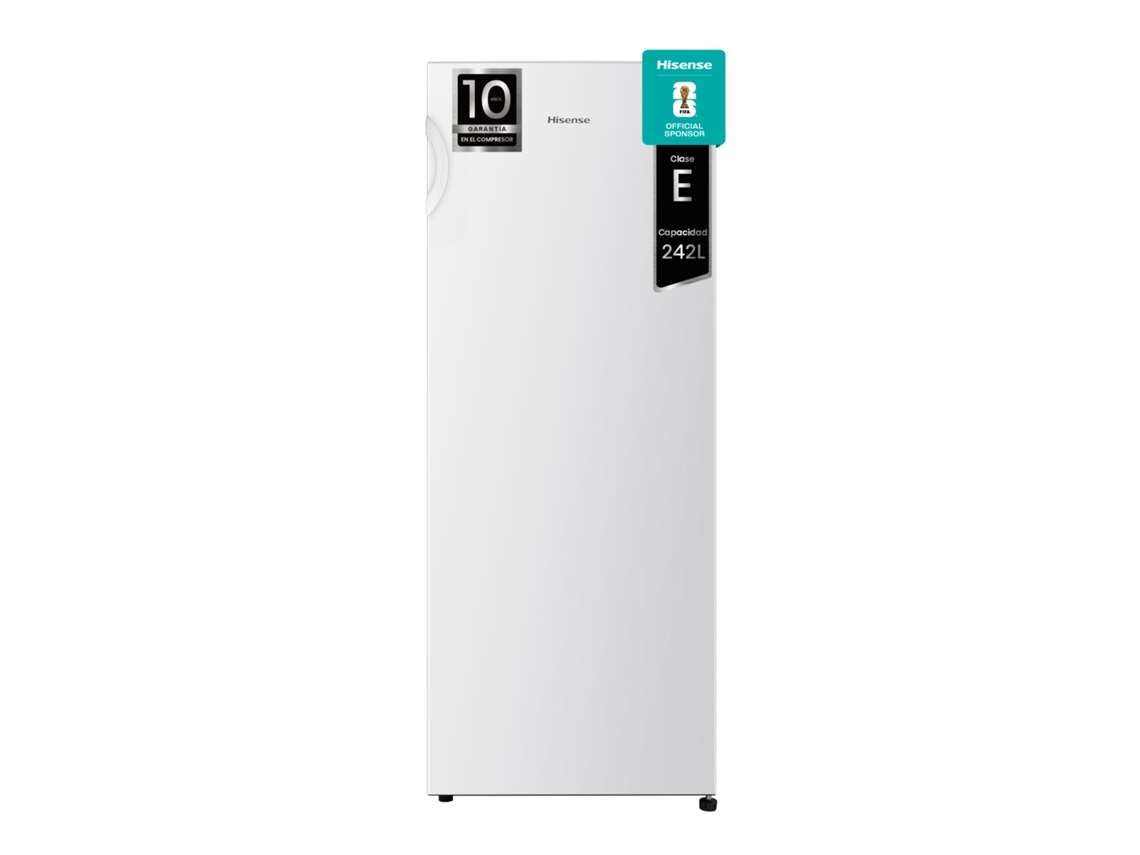 Frigorífico 1 Puerta HISENSE RL313D4AWE (Cíclico - 242 L - 143,4 cm - Blanco)
