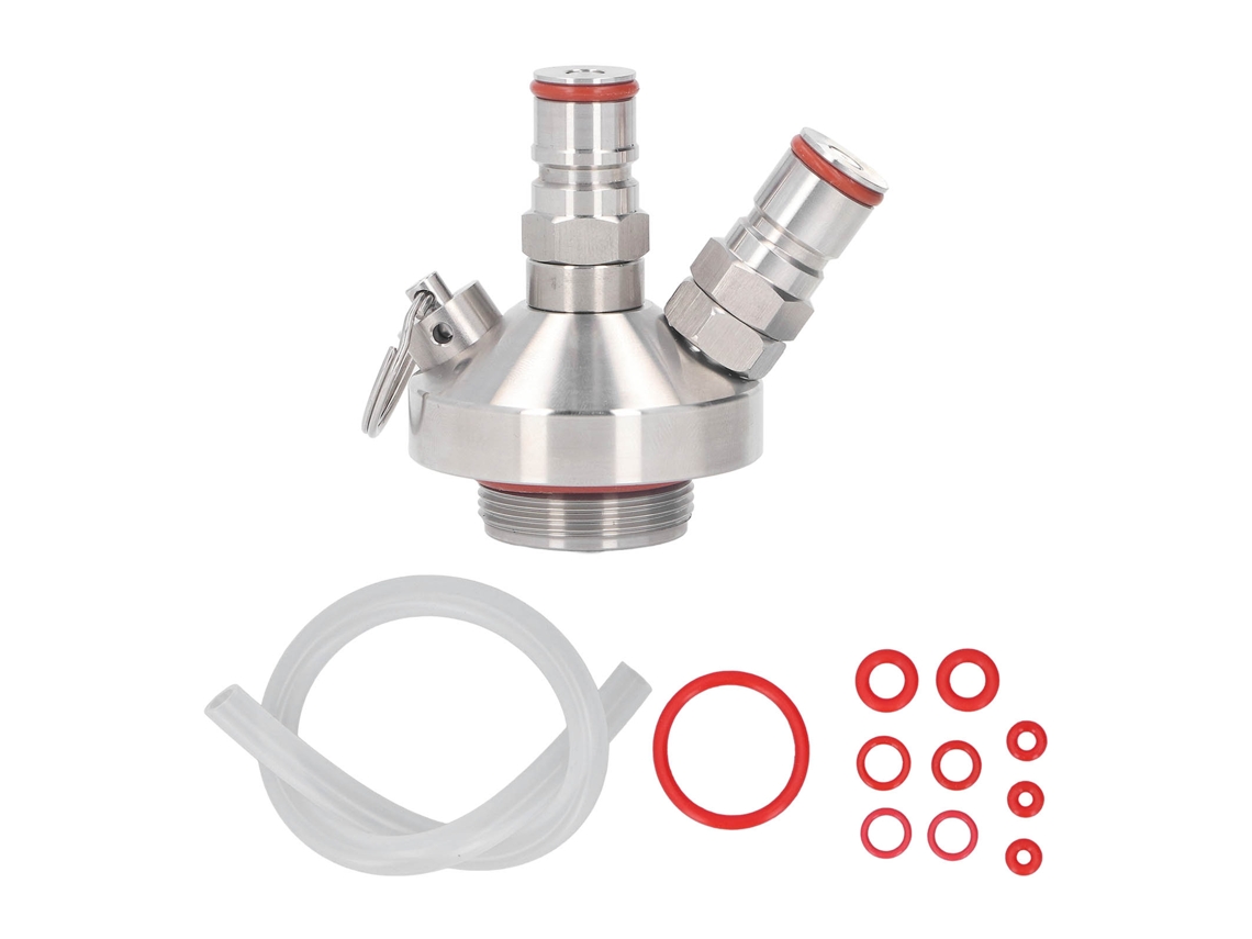 Dispensador de cerveza de barril pequeño de acero inoxidable con válvula