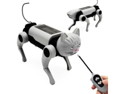 Perro Robot Eléctrico A Control Remoto, Vehículo Mecánico Rc, Mascotas Electrónicas, Instalación Diy (blanco)