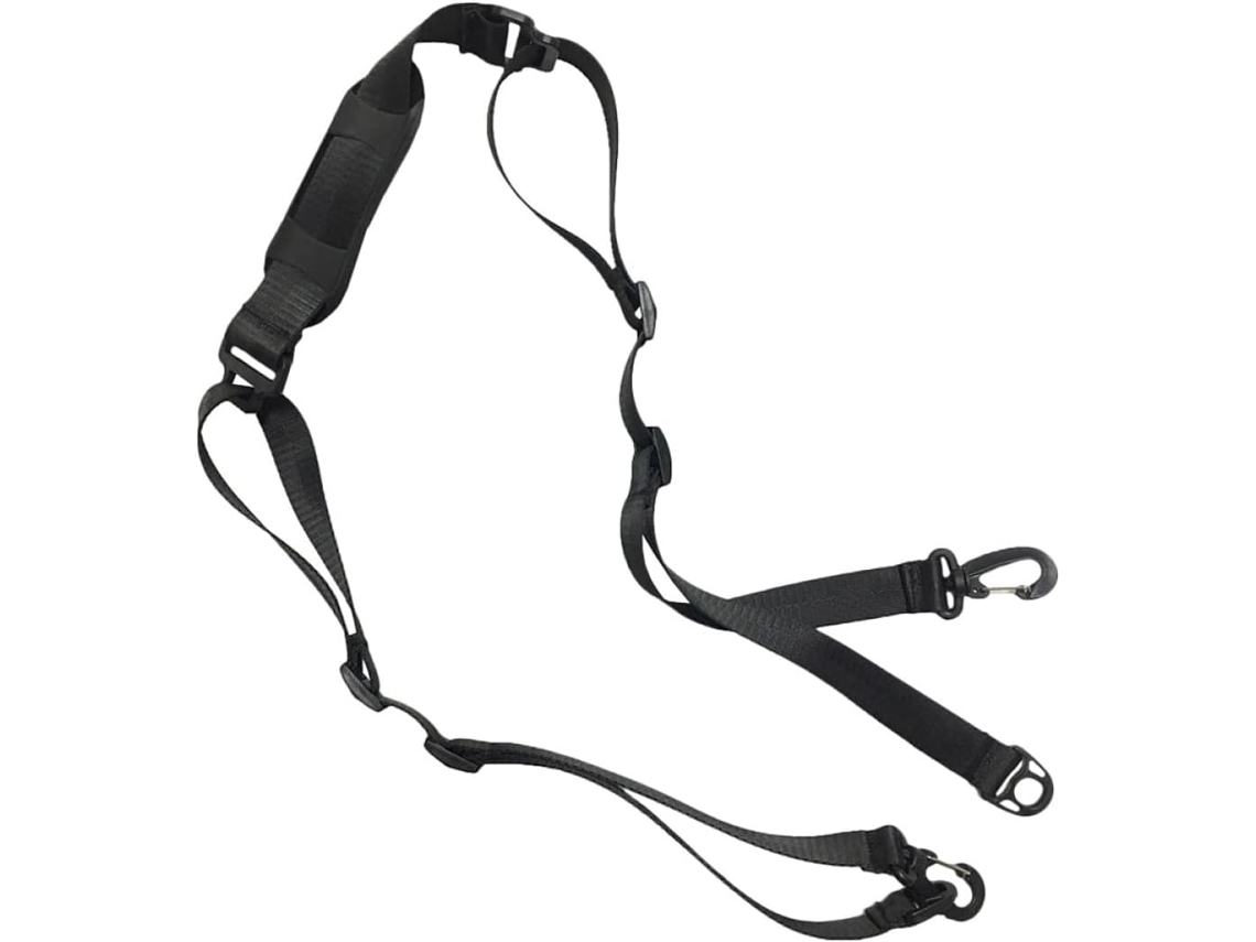 Correa de hombro ajustable para patinete eléctrico y bicicleta de equilibrio.
