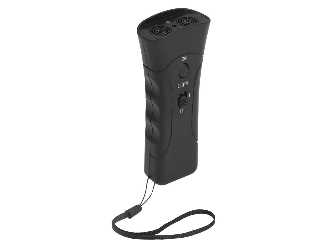 Entrenador Ultrasónico Para Perros Con Silenciador De Ladridos Led, Portátil, Ergonómico, Abs.