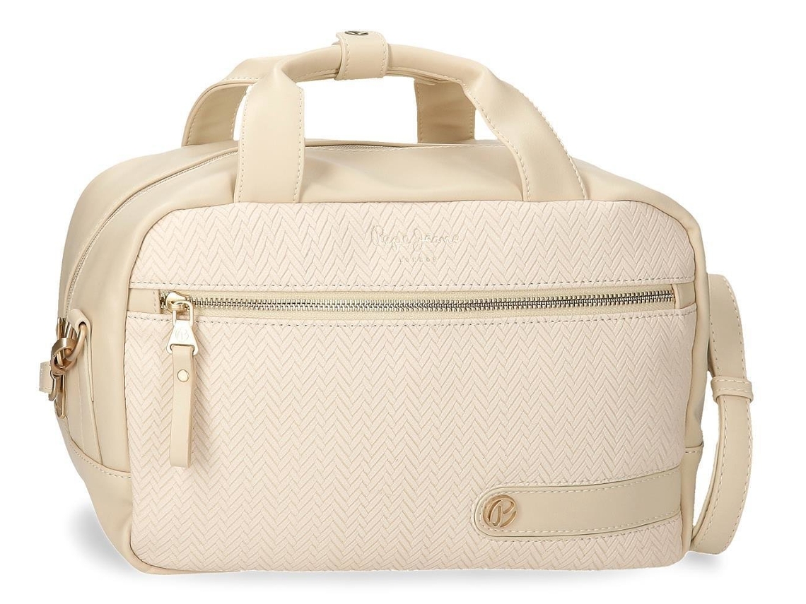 PEPE JEANS Neceser De Viaje Piel sintética Sprig Beige