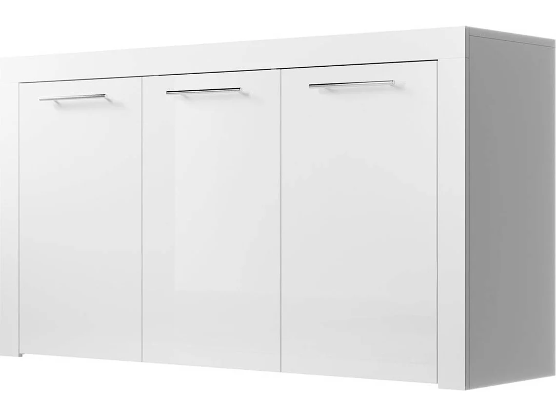 Aparador MÓVEIS BONITOS Nelia (Blanco - 144x42x80 cm)