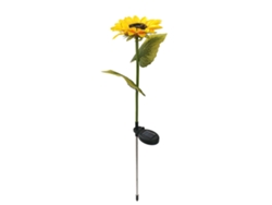 Bj-luz Girasol Solar LED Simulación Innovadora Decoración Exterior Jardín Paisaje Camino Multiusos