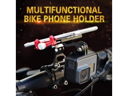 Soporte universal ajustable de aluminio para teléfono móvil de bicicleta, modelo 2026, para manillar, compatible con teléfonos de 3,5'' y 6,2''.