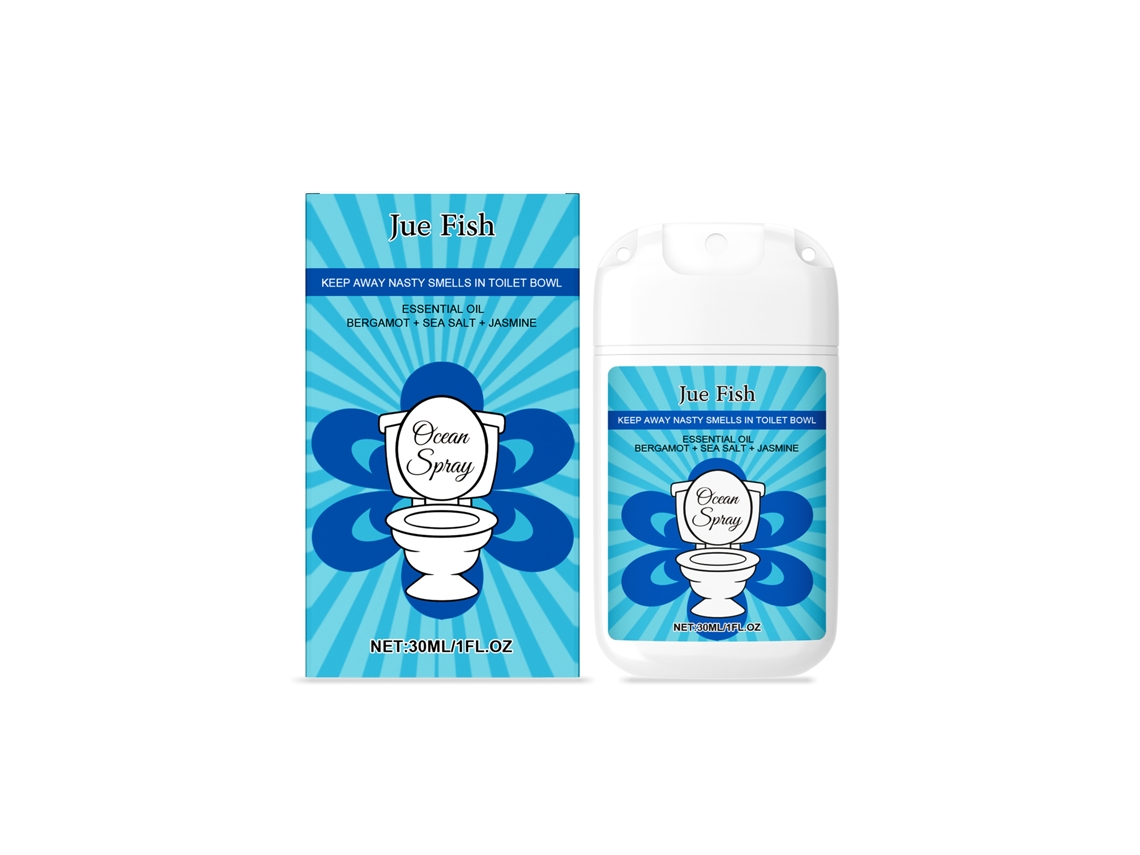 Desodorante en spray para baño con fragancia fresca