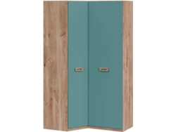 Armario MUEBLAM Roble Aqua Blue Melamina (90x140x232x50 cm)