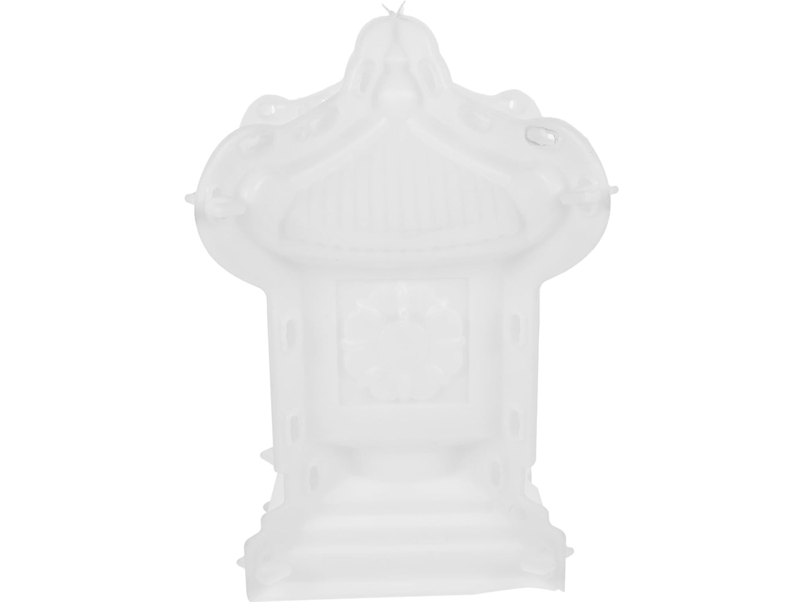 Molde De Hormigón Reutilizable Para Pabellones De Jardín Y Columnas Romanas, Fabricado En Plástico Blanco Con Una