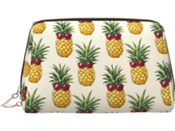 Neceser De Viaje Cuero Organizador Para Mujer Diseño Estampado Vacaciones