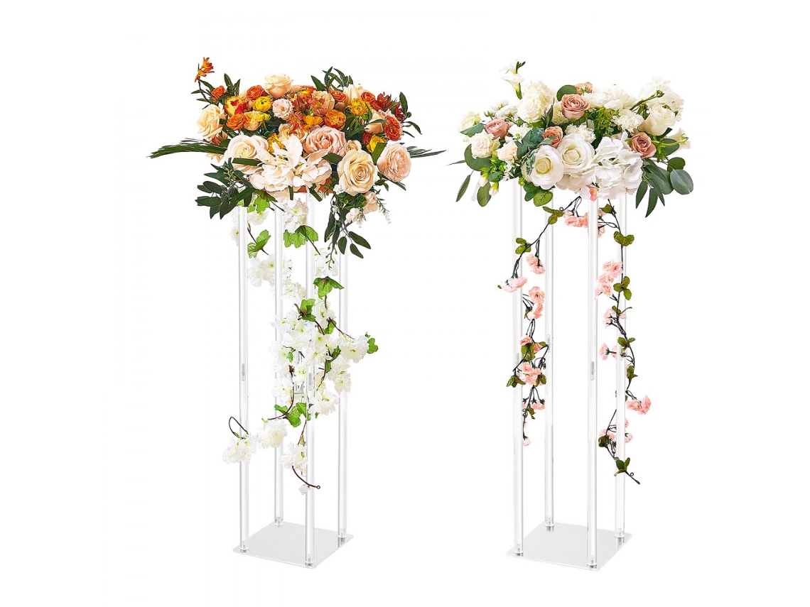 Juego de Soportes Acrílicos para Flores y Decoración Tekmaquinas