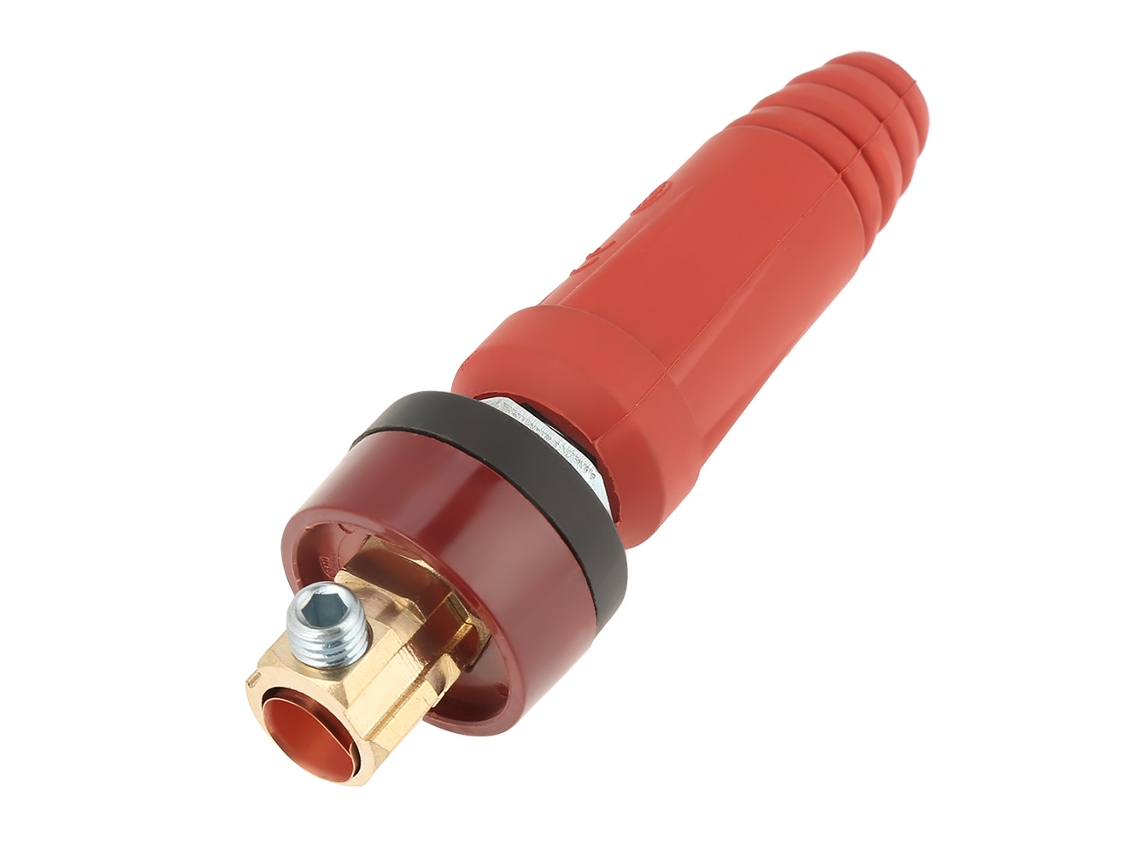 Conector De Cable Rápido Dkj35-50 Rojo Con Enchufe Y Socket Para Máquina De Soldadura 1 Pieza/set