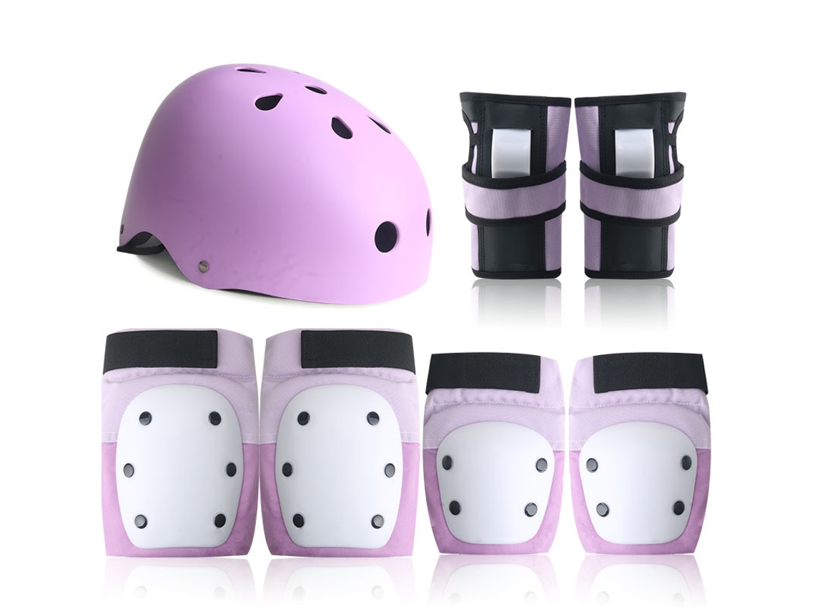 YUYSAN Juego de protectores para casco de esquí para bicicleta de equilibrio para adultos y niños (E-S 14-30 kg)