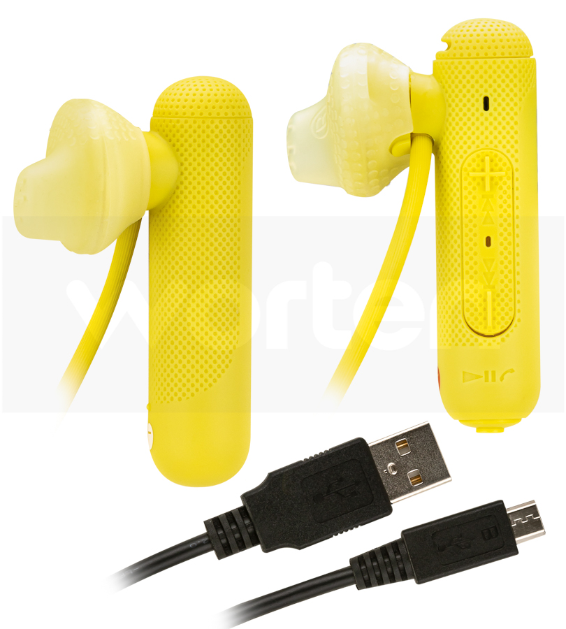 Auriculares Bluetooth SONY Wisp500 (In Ear - Micrófono - Amarillo)