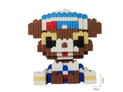 Set De Bloques De Construcción Para Niños Con Formas De Animales Cuter Cartoon Juguete Educativo6089