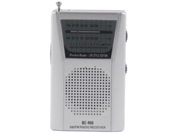 Radio Portátil Am/fm De Transistores Con Altavoz De 5 W, Funciona Con Pilas, Ideal Para Viajes, Emergencias Y Uso Doméstico.