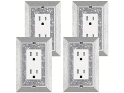 Piezas. Cubierta decorativa para Switch en plata brillante de Vayotoy.