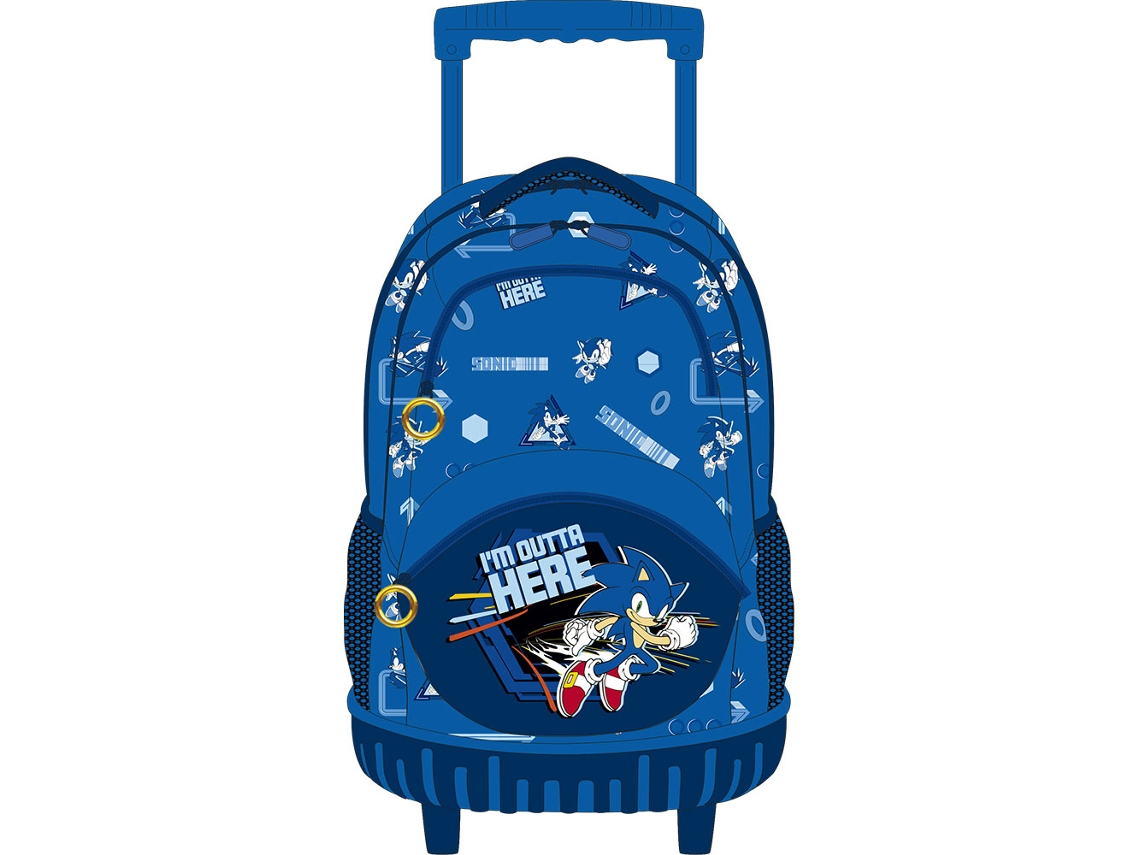 Mochila Trolley SONIC The Hedgehog 2024 49X36X24Cm Sn00007