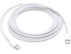 Cable APPLE MLL82ZM/A (USB-C - USB-C - 2 m - Blanco)