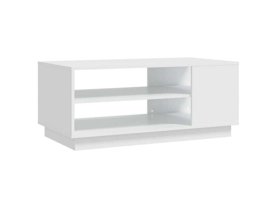 Mesa de centro 102x55x43 cm Tablero de partículas blanco MAISON EXCLUSIVE