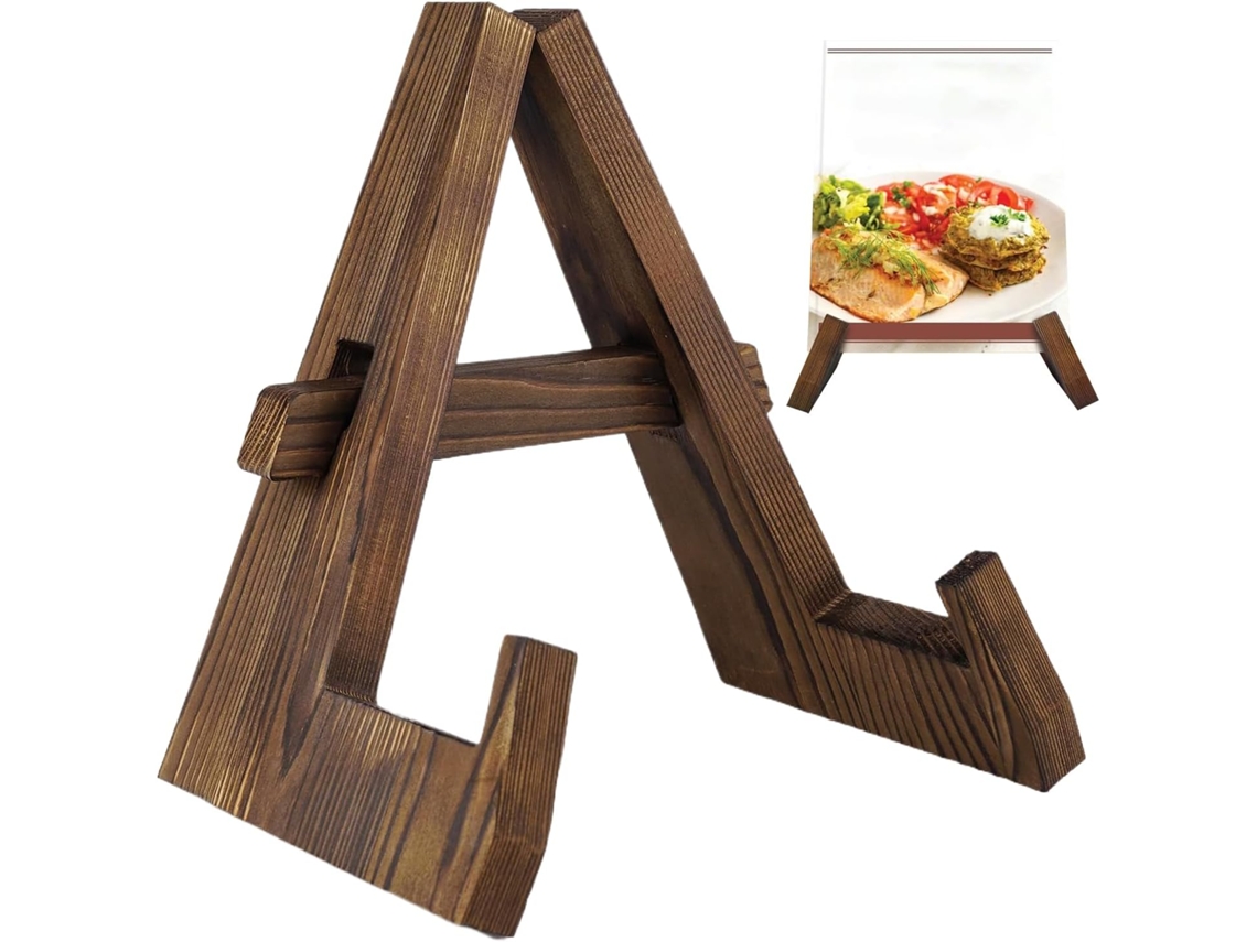 Soporte Para Libros De Cocina | Partituras Compactas De Madera Para Hombres, Mujeres, Adolescentes Y Niñas.