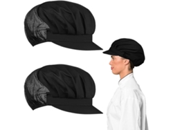 2 Gorros Cocina Malla Elástica Transpirable, Para Panadero/catering
