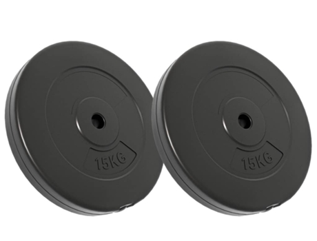 Discos De Pesas VIDAXL 2 Uds 30 Kg Cemento