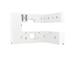 Conjunto 14 Mueble de cocina Kalmar blanco 1VIDAXL madera contrachapada