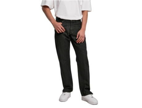 Pantalones Vaqueros para Hombre URBAN CLASSICS (32 - Algodón - Negro)
