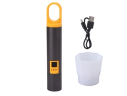 Rebe-linterna Led Recargable Impermeable Ipx4 1000lm Con Pantalla De Capacidad De Batería Para Exterior