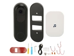 Timbre Con Video Inteligente, 1080p, Visión Nocturna Por Infrarrojos, Sensor De Movimiento Pir, Banda Dual De 2,4 G Y 5 G, Timbre Con Videoportero, E