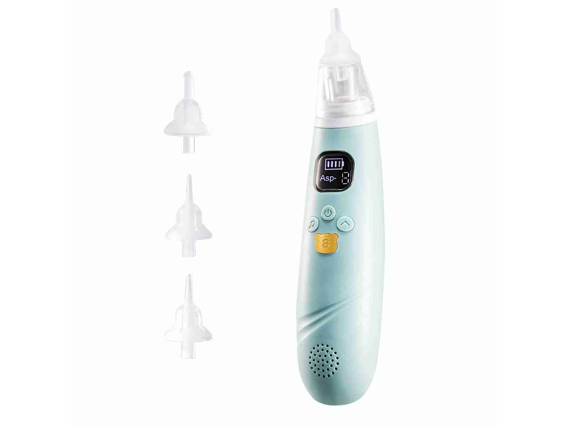 Aspirador Nasal Elétrico Para Bebê Com 3 Níveis De Aspiração Silencioso E Bateria Recarregável