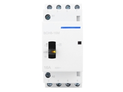 Contactor De Ca Doméstico 4p16a Con Función Manual 230v 4nc Para Control De Electrodomésticos