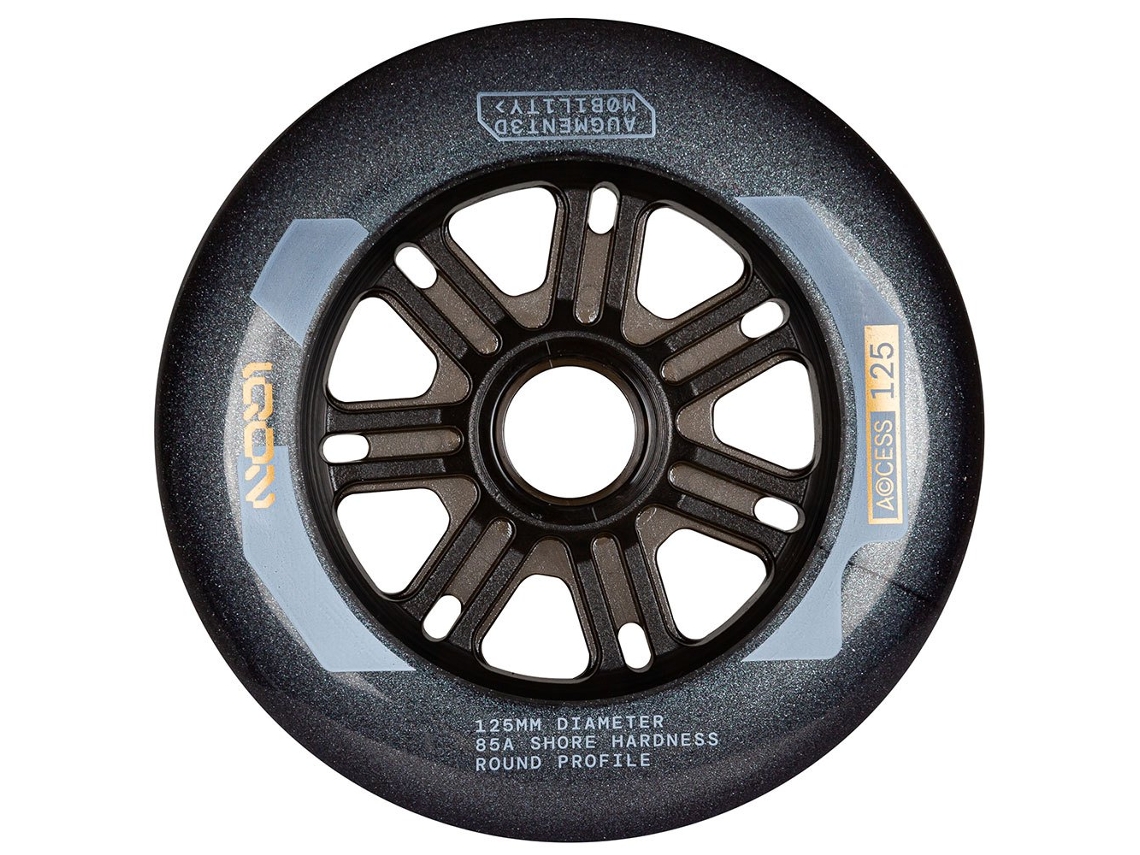 Rodas de Patins Access 125 85A 3 Unidades Prateado 125 Mmiqon