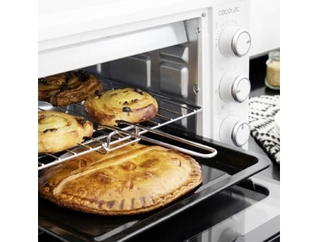 Minihorno Bake&Toast 2600 Blanco 4Pizza CECOTEC