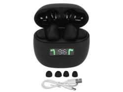 Auriculares Traductores Inalámbricos Compatibles Con 144 Idiomas En Línea Con Pantalla Digital - Negro
