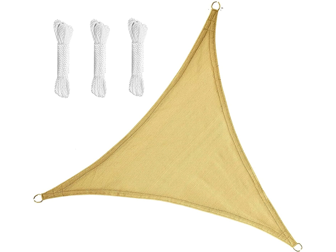 Vela De Sombra Impermeable Resistente Triangular, Tela