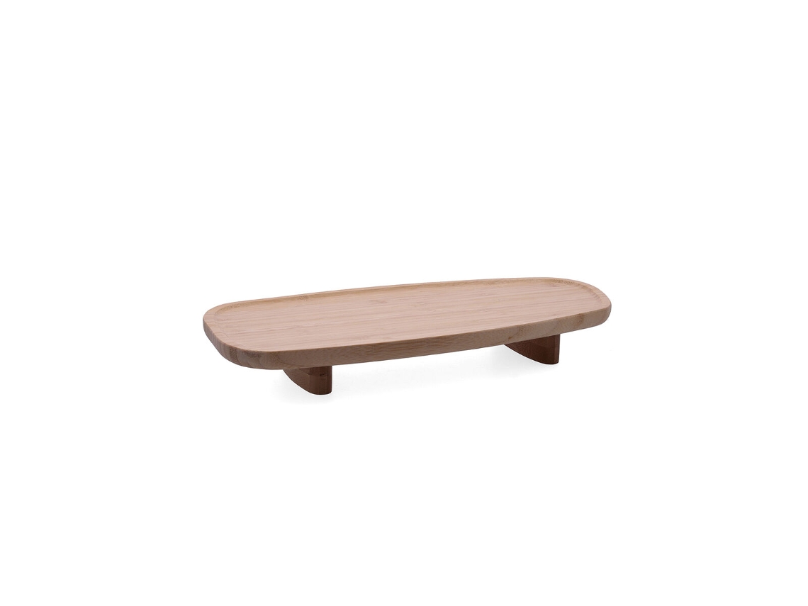 Bandeja de Aperitivos BIDASOA Bambu Marrón Madera 36 x 15,5 x 4,8 cm